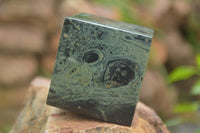 Polished Stromatolite / Kambamba Jasper Cubes (Corners Cut To Stand)  x 3 From Madagascar - TopRock