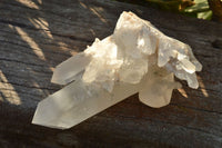 Natural Single Large Quartz Crystals  x 2 From Mandrosonoro, Madagascar - TopRock