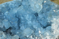 Natural Blue Celestite Cluster With Large Cubic Crystals x 1 From Sakoany, Madagascar - TopRock