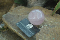 Polished Gemmy Pink Rose Quartz Spheres  x 6 From Ambatondrazaka, Madagascar - Toprock Gemstones and Minerals 