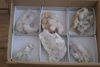 Natural Pale Lilac Spirit Quartz Clusters x 6 From Boekenhouthoek, South Africa