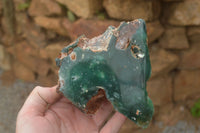 Polished Green Mtorolite / Emerald Chrome Chrysoprase Slices  x 3 From Zimbabwe - TopRock