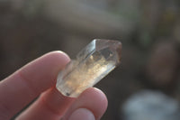 Polished Wispy Phantom Smokey Quartz Points x 35 From Madagascar