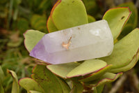 Polished Trio Of Amethyst Window Quartz Points  x 3 From Ankazobe, Madagascar - TopRock