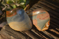 Polished One Side Polished Polychrome Jasper Nodules  x 12 From Madagascar - Toprock Gemstones and Minerals 