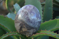 Polished Dream Amethyst Standing Free Forms x 4 From Madagascar