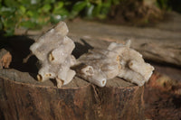 Natural Drusy Coated Quartz x 24 From Alberts Mountain, Lesotho