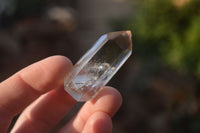 Polished Wispy Phantom Smokey Quartz Points x 35 From Madagascar