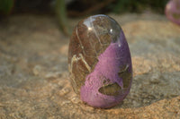 Polished Stichtite & Serpentine Galet / Palm Stones x 6 From Barberton, South Africa