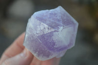 Natural Jacaranda Amethyst Single Crystal Specimens x 12 From Mumbwe, Zambia