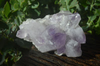 Natural Jacaranda Amethyst Clusters  x 3 From Mumbwa, Zambia - Toprock Gemstones and Minerals 