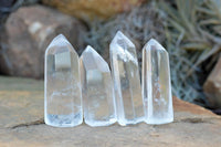 Polished Clear Quartz Crystal Points x 24 From Madagascar - TopRock