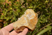 Natural Golden Limonite / Lemonite Quartz Clusters  x 12 From Solwezi, Zambia - TopRock