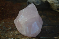 Polished Pink Rose Quartz Flame Sculptures  x 3 From Madagascar - Toprock Gemstones and Minerals 