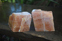 Natural New Sunset Orange Calcite Specimens  x 6 From Spitzkop, Namibia