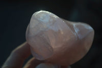 Polished Pink Rose Quartz Flame Sculptures  x 3 From Madagascar - Toprock Gemstones and Minerals 