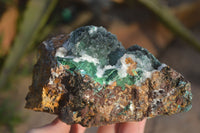 Natural Drusy Coated Ball Malachite On Dolomite Specimens  x 2 From Likasi, Congo