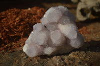 Natural Pale Lilac Spirit Quartz Clusters x 6 From Boekenhouthoek, South Africa