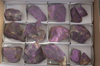 Natural Selected Purpurite Cobbed Specimens  x 14 From Namibia - TopRock