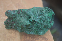 Natural Chatoyant Silky Malachite Specimens  x 6 From Congo - Toprock Gemstones and Minerals 