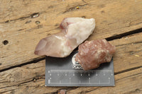 Natural Medium Sized Red Hematoid Phantom Quartz Crystals  x 8 From Karoi, Zimbabwe - TopRock