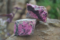 Natural Salrose Cobaltion Dolomite Specimens x 12 From Kakanda, Congo