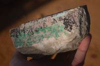 Natural Drusy Chrysocolla & Malachite Dolomite Specimens x 3 From Kakanda, Congo