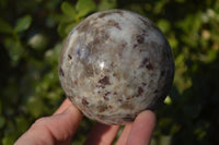 Polished Rubellite Pink Tourmaline Matrix Spheres x 2 From Madagascar