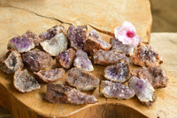 Natural Amethyst & Basalt Mini Geode Specimens  x 35 From Southern Africa - TopRock