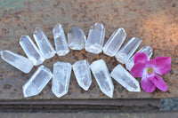 Polished Clear Quartz Crystal Points x 24 From Madagascar - TopRock