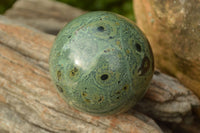 Polished Stromatolite / Kambaba Jasper Spheres x 3 From Madagascar - TopRock