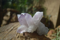 Natural Jacaranda Amethyst Clusters  x 3 From Mumbwa, Zambia - Toprock Gemstones and Minerals 