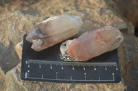 Natural Red Hematoid Quartz Specimens x 24 From Karoi, Zimbabwe