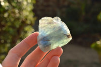 Natural Stone Sealed Watermelon Fluorite Cobbed Pieces  x 15 From Uis, Namibia - TopRock