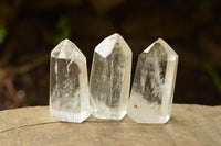 Polished Clear Quartz Crystal Points x 24 From Madagascar - TopRock