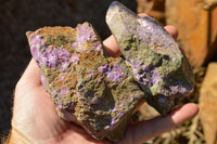 Natural Rough Stichtite & Serpentine Cobbed Specimens  x 5 From Barberton, South Africa - TopRock