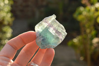 Natural Stone Sealed Watermelon Fluorite Cobbed Pieces  x 15 From Uis, Namibia - TopRock