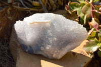 Natural Blue Lace Agate Geode Specimens  x 2 From Malawi - TopRock