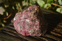 Natural Rough Red Rhodonite Specimens x 4 From Zimbabwe