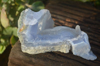 Natural Blue Lace Agate Geode Specimens  x 9 From Nsanje, Malawi - Toprock Gemstones and Minerals 