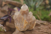 Natural Cascading Smokey Quartz Clusters x 3 From Luena, Congo