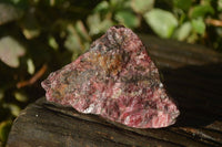 Natural Rough Red Rhodonite Specimens x 4 From Zimbabwe