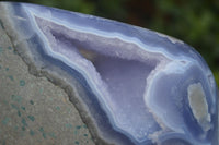 Polished Blue Lace Agate Standing Display Free Forms x 1 From Nsanje, Malawi