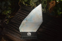 Polished Blue Smithsonite Aragonite Point x 1 From Congo