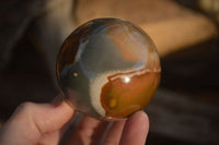 Polished  Polychrome / Picasso Jasper Spheres  x 3 From Madagascar