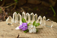 Polished Clear Quartz Crystal Points x 24 From Madagascar - TopRock