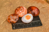 Polished Small Carnelian Palm Stones / Gallets - sold per kg - From Madagascar - TopRock