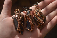 Polished Pietersite Copper Wire Wrapped Pendants  - Sold Per Piece -  From Namibia - TopRock