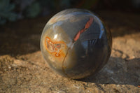 Polished  Polychrome / Picasso Jasper Spheres  x 3 From Madagascar