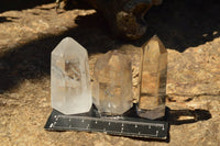 Polished Clear Quartz Crystal Points x 24 From Madagascar - TopRock